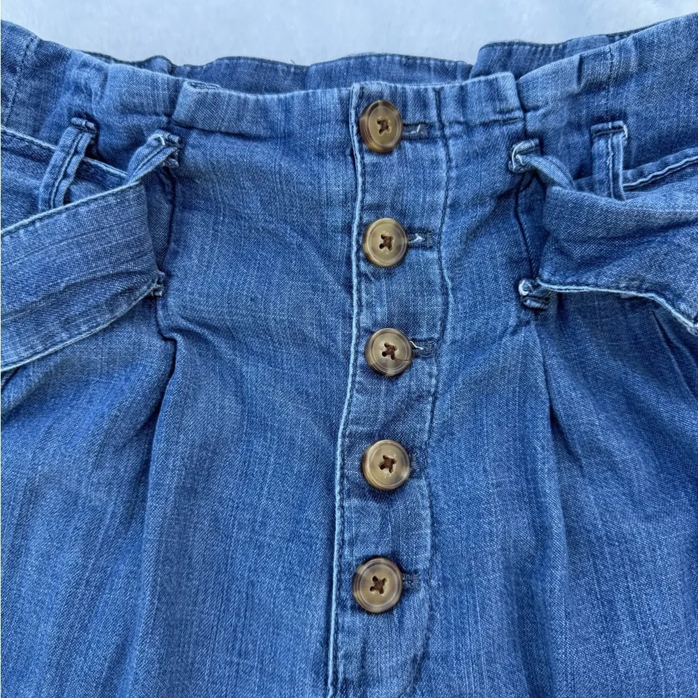 Abercrombie & Fitch Women's‎ Wide-Leg Chambray Pants Size XS – Paperbag Waist